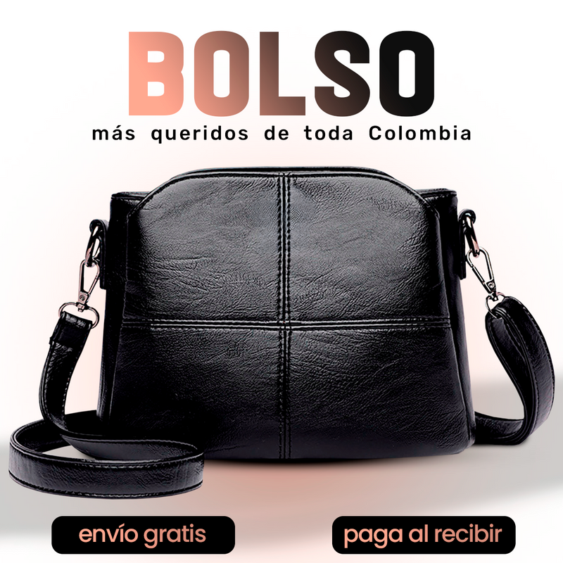 Bolso de Cuero Premium - Moderna y Sofisticada + Regalo Exclusivo